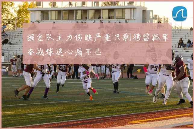 掘金队主力伤缺严重只剩穆雷孤军奋战球迷心痛不已